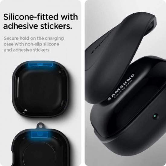 Spigen Samsung Galaxy Buds Pro Earphones Silicone Case - Black