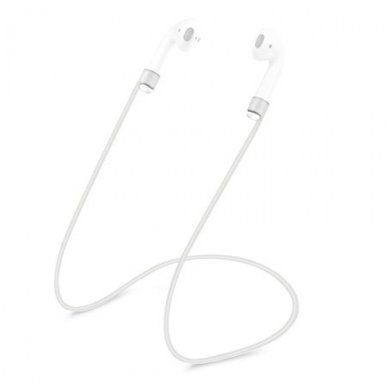 Olixar Soft Silicone Anti-Loss AirPods Pro EarPhone Strap - White