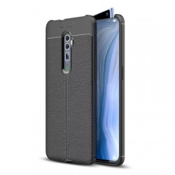 Olixar Attache Oppo Reno 10x Zoom Leather-Style Case - Black