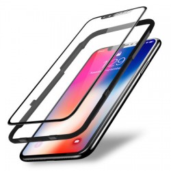 Olixar iPhone X EasyFit Full Cover Glass Screen Protector - 2 Pack