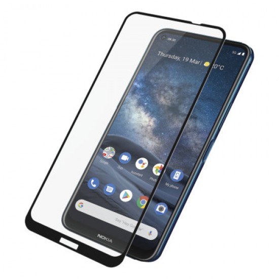 PanzerGlass Nokia 8.3 Case Friendly Glass Screen Protector - Black