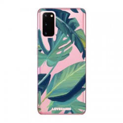 LoveCases Samsung Galaxy S20 Tropical Clear Phone Case