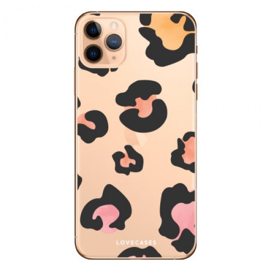 LoveCases iPhone 11 Pro Leopard Print Clear Case - Multicolour