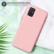 Olixar Samsung Galaxy A71 Soft Silicone Case - Pastel Pink