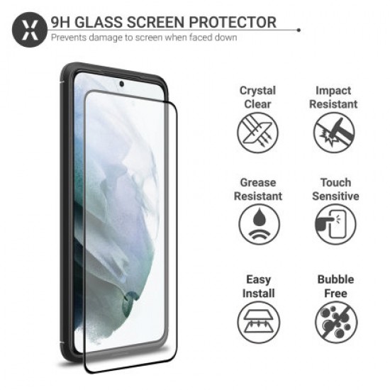 Olixar Sentinel Samsung Galaxy S21 Case & Glass Screen Protector