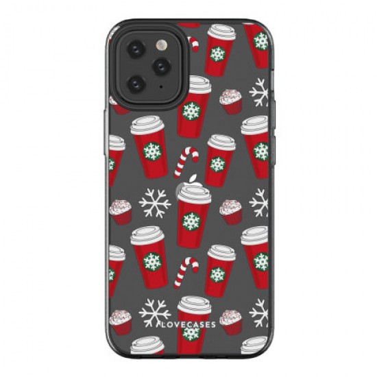 LoveCases iPhone 12 Pro Max Gel Case - Christmas Red Cups
