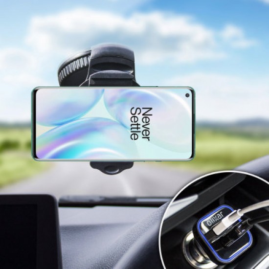 Olixar DriveTime OnePlus 8 Car Holder & Charger Pack