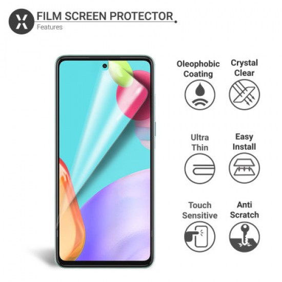 Olixar Samsung Galaxy A52 5G Film Screen Protector - 2-in-1 Pack