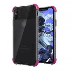 Ghostek Covert 2 iPhone X Bumper Case - Clear / Pink