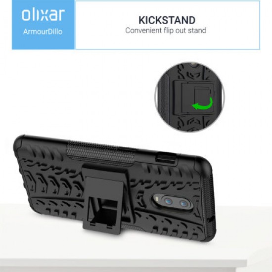 Olixar ArmourDillo OnePlus 6T Protective Case - Black