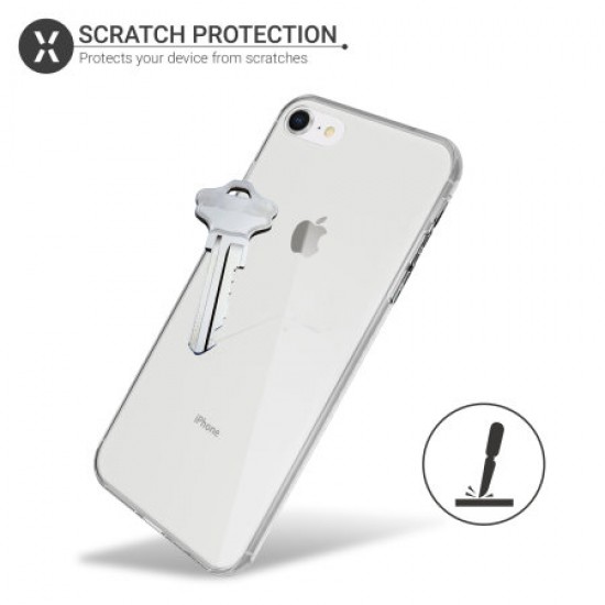 Olixar FlexiCover Complete Protection iPhone 8 / 7 Gel Case - Clear