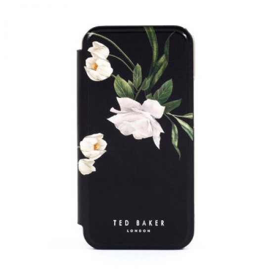 Ted Baker Elderflower iPhone 8 Folio Case - Black / Silver