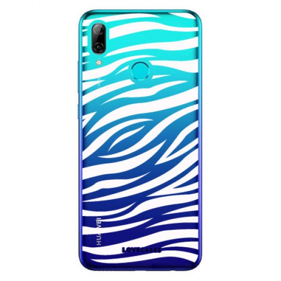 LoveCases Huawei P Smart 2019 Zebra Phone Case - Clear White