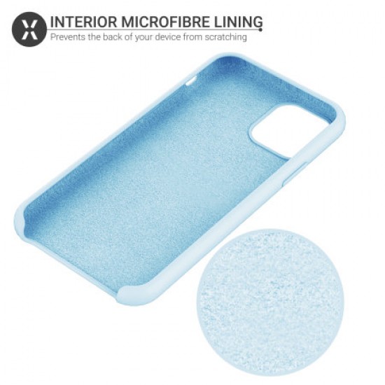 Olixar Soft Silicone iPhone 11 Case - Pastel Blue