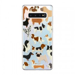 LoveCases Samsung Galaxy S10 Plus Dogs Clear Phone Case