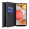 Olixar Samsung Galaxy A42 5G Leather-Style Wallet Stand Case - Black