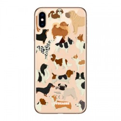 LoveCases iPhone XS Max Dogs Clear Phone Case
