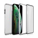 Olixar Colton iPhone XS Max 2-Piece Case w/ Screen Protector - Silver