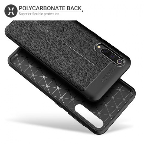 Olixar Attache Xiaomi Mi 9 Leather-Style Case - Black