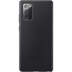 Official Samsung Galaxy Note 20 5G Leather Cover Case - Black