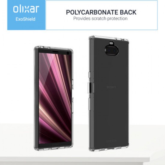 Olixar ExoShield Tough Snap-on Sony Xperia 10 Case - Crystal Clear