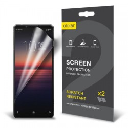 Olixar Sony Xperia 1 II Film Screen Protector 2-in-1 Pack