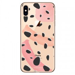 LoveCases iPhone XS Gel Case - Abstract Polka