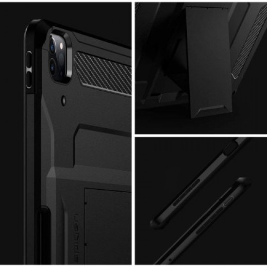 Spigen iPad Pro 12.9 Inch 2020 Tough Armor Pro Case - Black