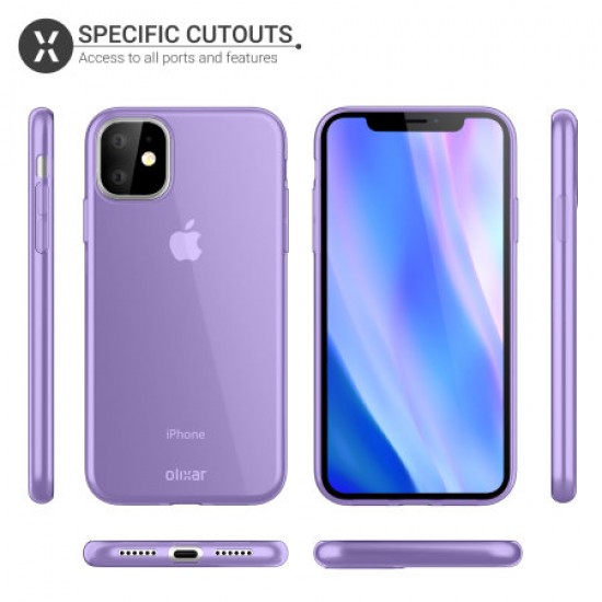 Olixar FlexiShield iPhone 11 Gel Case - Purple