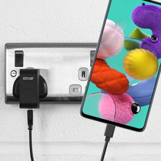 High Power Samsung Galaxy A71 Wall Charger & 1m USB-C Cable