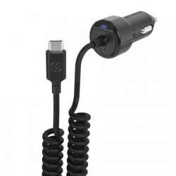 Scosche PowerVolt USB-C 18W Power Delivery 3.0 Car Charger - Black