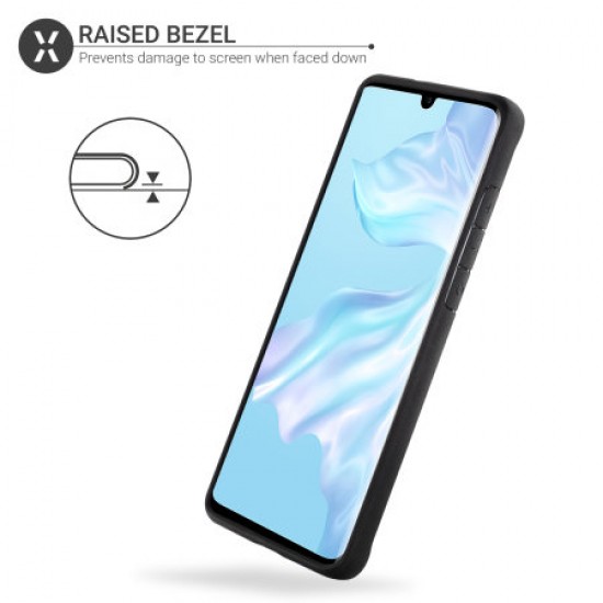 Olixar NovaShield Huawei P30 Pro Bumper Case - Black / Clear