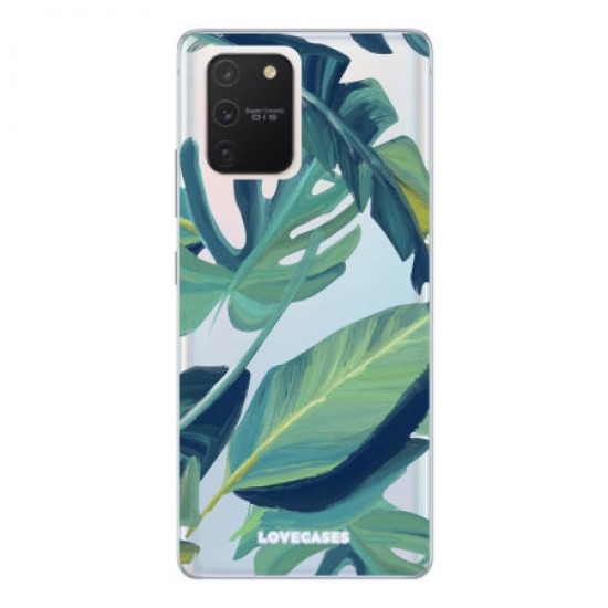 LoveCases Samsung Galaxy S10 Lite Tropical Clear Phone Case
