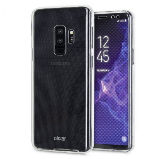 Olixar FlexiCover Complete Protection Galaxy S9 Plus Case - Clear