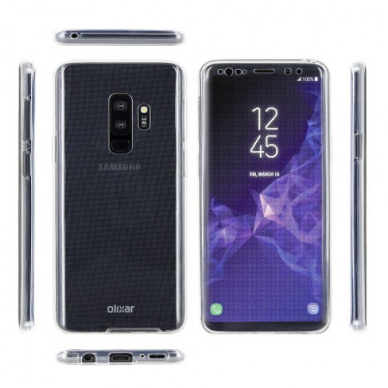 Olixar FlexiCover Complete Protection Galaxy S9 Plus Case - Clear