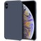 Olixar iPhone XS Max Soft Silicone Case - Midnight Blue