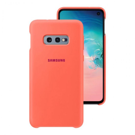 Official Samsung Galaxy S10e Silicone Cover Case - Berry Pink