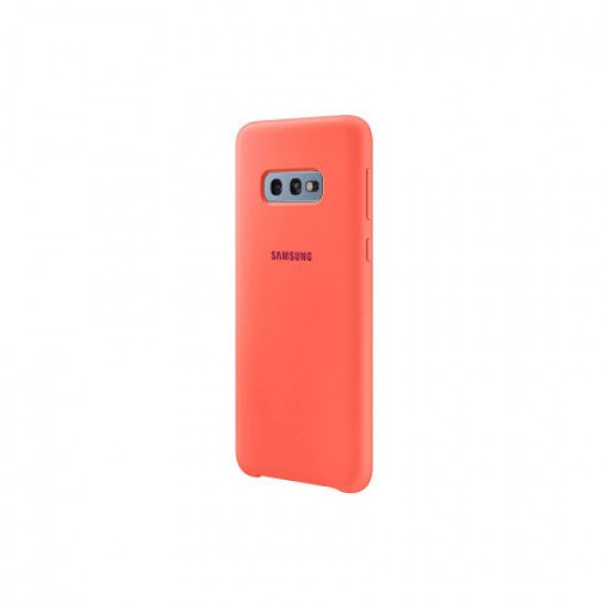 Official Samsung Galaxy S10e Silicone Cover Case - Berry Pink