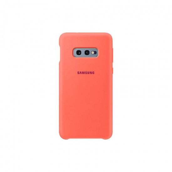 Official Samsung Galaxy S10e Silicone Cover Case - Berry Pink