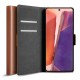 Olixar Genuine Leather Samsung Galaxy Note 20 Wallet Case - Brown