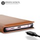 Olixar Genuine Leather Samsung Galaxy Note 20 Wallet Case - Brown