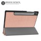 Olixar Leather-Style Samsung Tab S6 Stand Case - Rose Gold