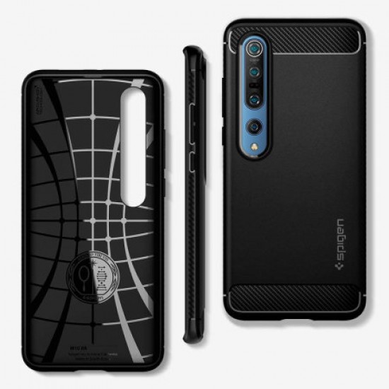 Spigen Rugged Armor Xiaomi Mi 10 Pro 5G Case - Matte Black