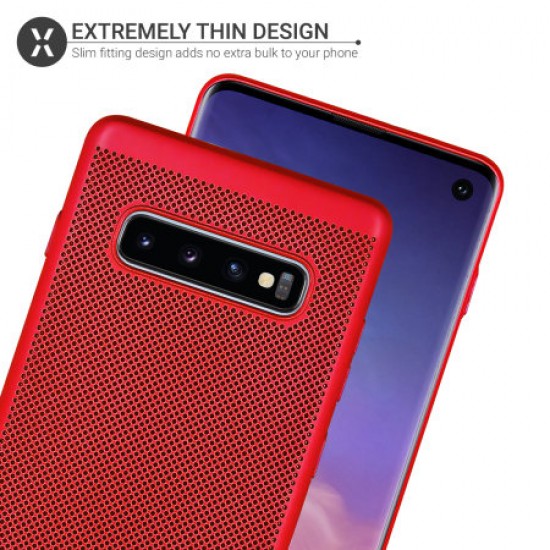 Olixar MeshTex Samsung Galaxy S10 Case - Red