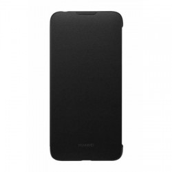 Official Huawei Y7 2019 Flip Cover Case - Black