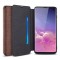 Olixar Canvas Samsung Galaxy S10 Wallet Case - Brown