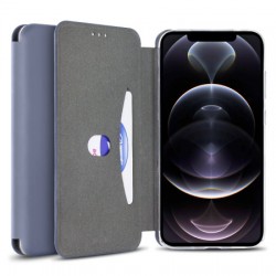 Olixar Soft Silicone iPhone 12 Pro Wallet Case - Grey
