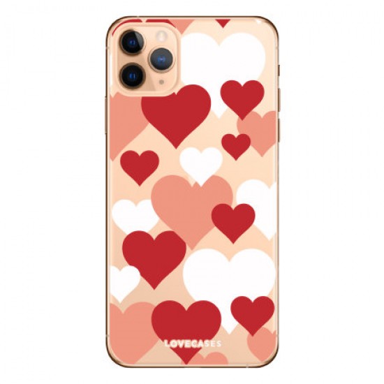 LoveCases iPhone 11 Pro Lovehearts Clear Phone Case