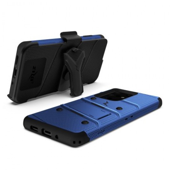 Zizo Bolt Samsung Galaxy S20 Ultra Tough Case - Blue