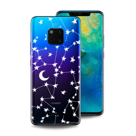LoveCases Huawei Mate 20 Pro Clear Starry Phone Case